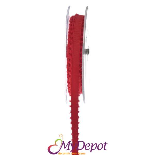 Панделка DISCOVER в червен цвят. Размер: 12 мм Х 9 метра