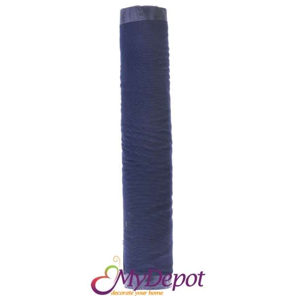 Ролка от памучен плат в тъмно син цвят. Размер: ширина 50 см, дължина 5 метра