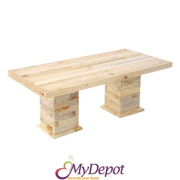 Дървена маса, 53х113х44 см