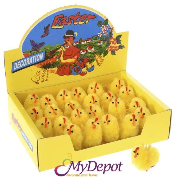 Пилета рошави, 24 бр в кутия, жълти