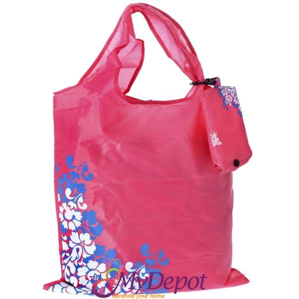 Торбичка за пазаруване, малка, розова