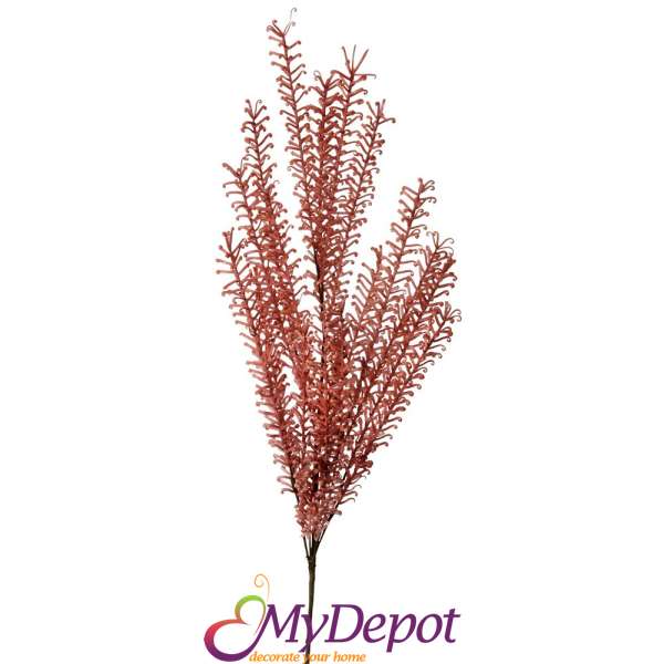 Стрък силиконова трева, червена, 75 см