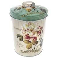 Метална кофа ROSE, крем, Ф14х11х20 см Метална кофа ROSE, крем, Ф14х11х20 см