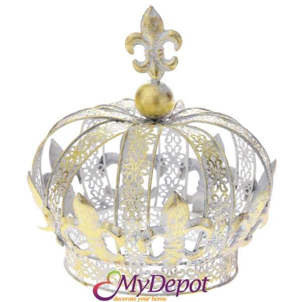 Декоративна корона, злато, 18х19 см