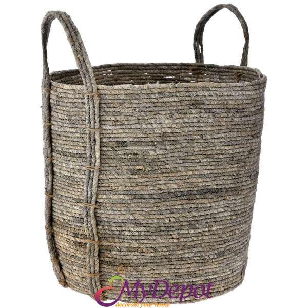 Плетена кошница от морска трева, 40х40 см