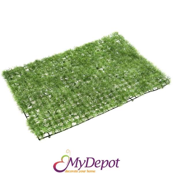 Изкуствена трева, зелена, 40х60 см