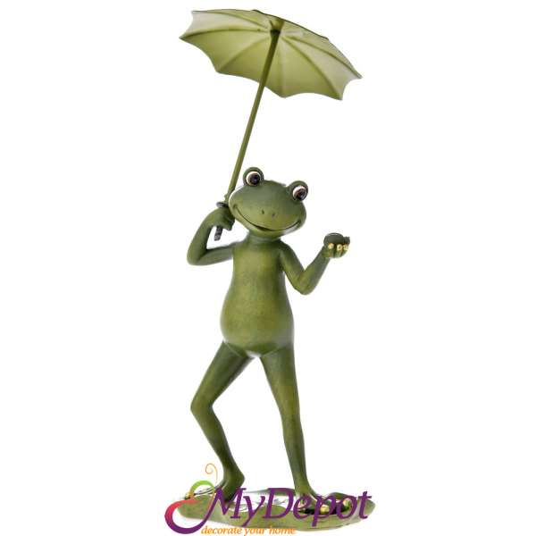 Полирезинова жаба с чадър, 17 см