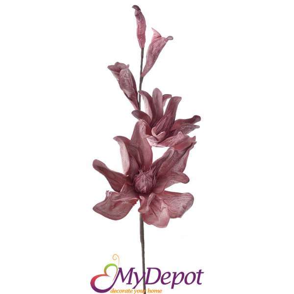 Клонка цветя от EVA материал, розово, 40х106 см 