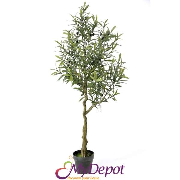 Изкуствено маслиново дърво в саксия, 180 см