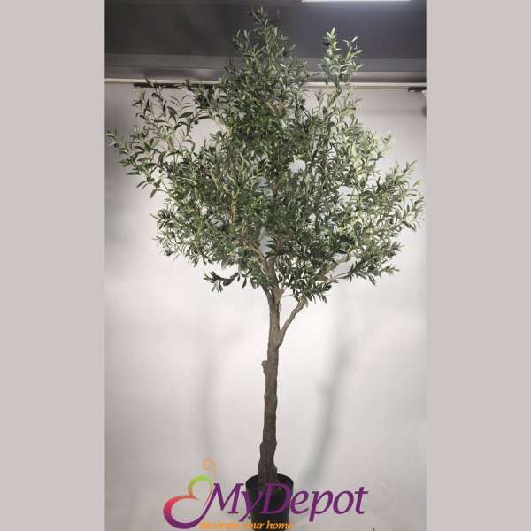 Изкуствено маслиново дърво в саксия, 300 см