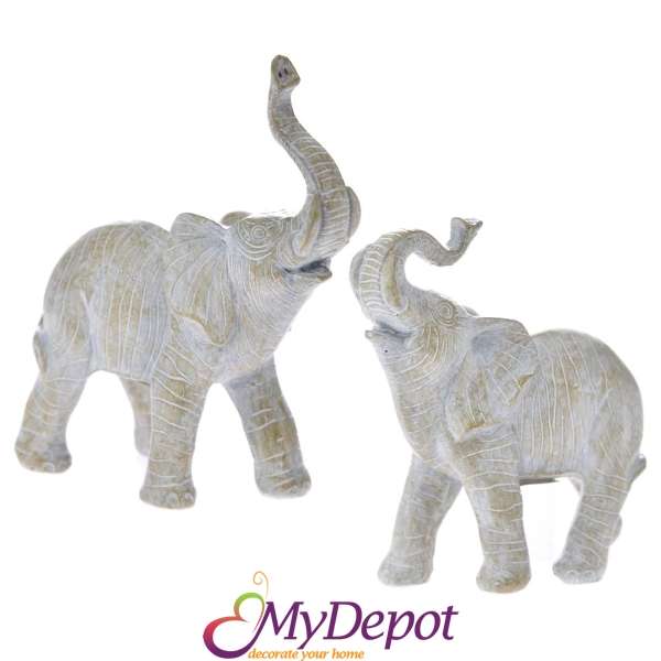 Статуетка слон, 2 модела, 15х6х19 см
