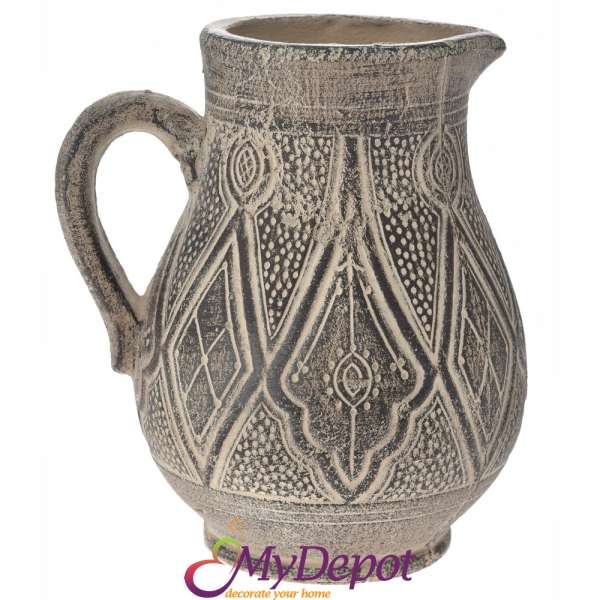 Керамична ваза кана в античен стил. Ф 23х19х26 см