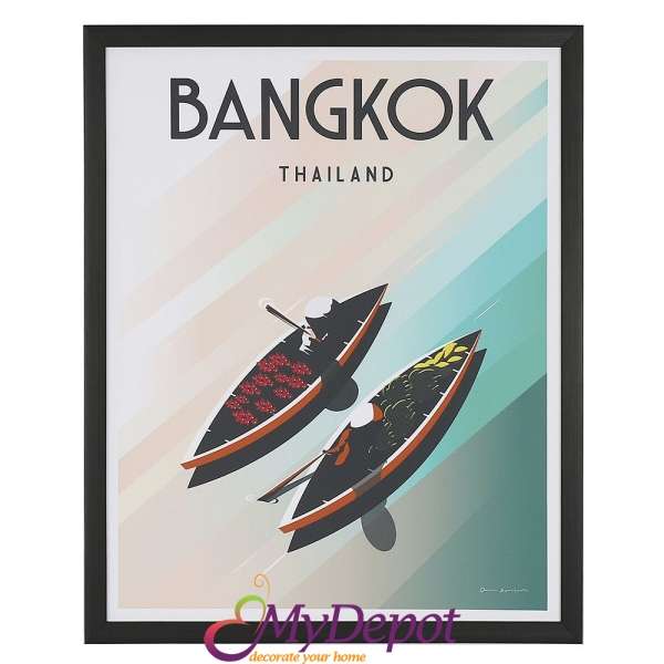 Картина принт върху канаваца,Бангкок. Размер: 40х50 см
