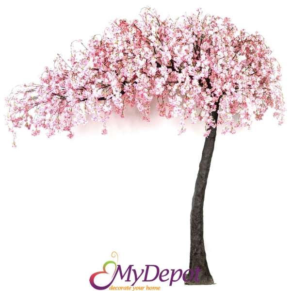 Изкуствено дърво розова Китайска вишна, 180 см