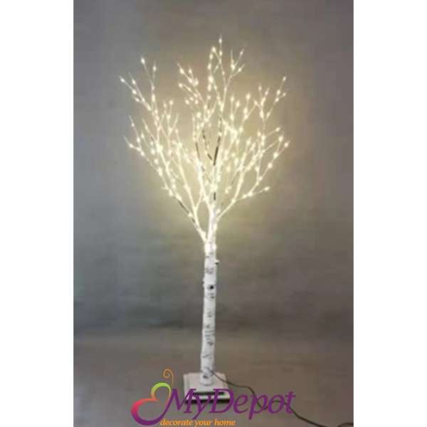 Светещо дърво Бреза с 480 LED бели светлинки, 200 см