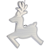Елен, 3D LED, с кабел, бял, 40 см Елен, 3D LED, с кабел, бял, 40 см